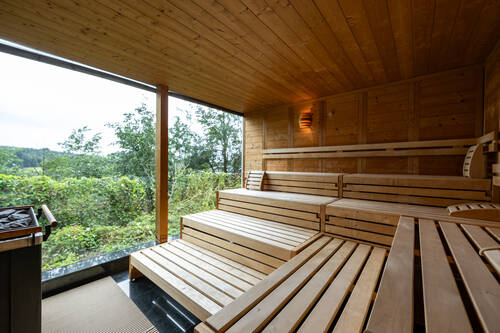 Various different saunas are part of the sauna and wellness area in the AllgäuSternHote.